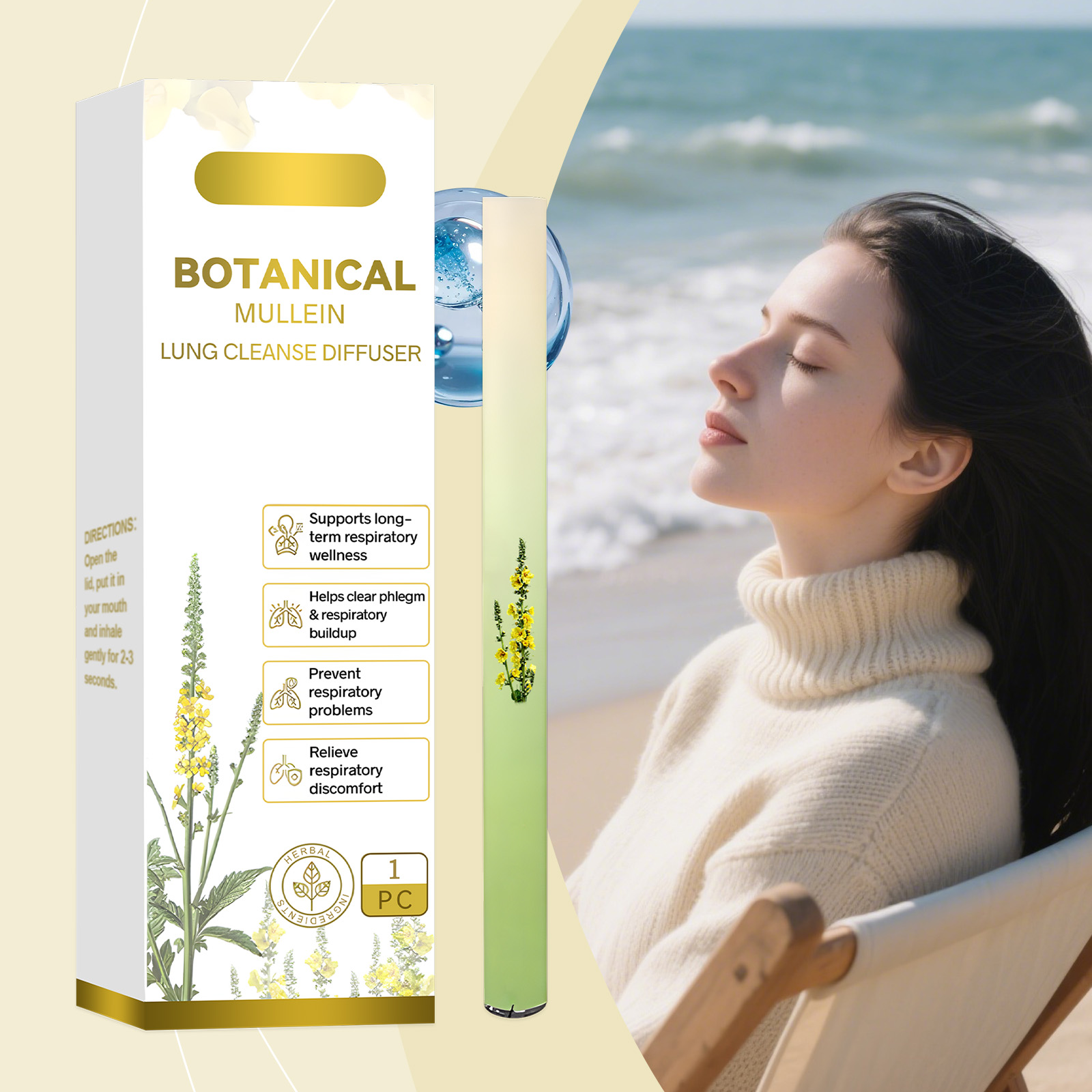 Skincare Herbal - 1.5ML Soothing Breath Herbal Fresh Breath