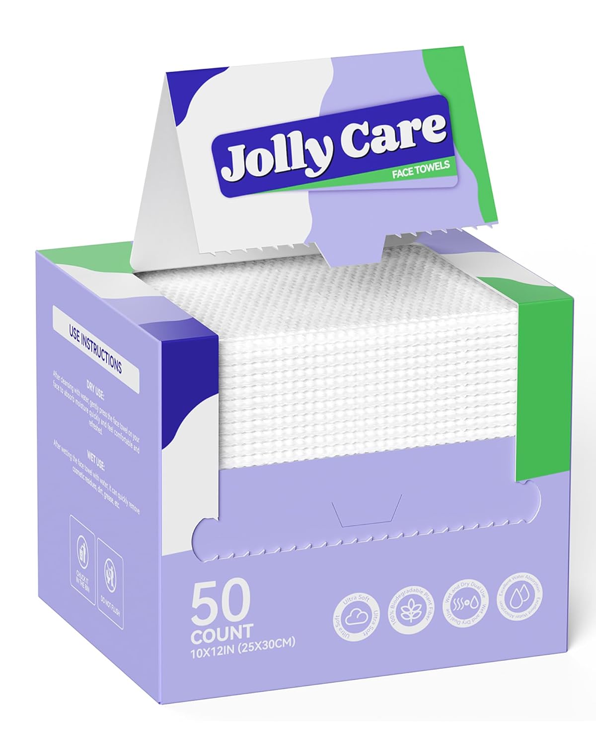 Xl Skincare - XL Disposable Face Towels 10x12in, 50