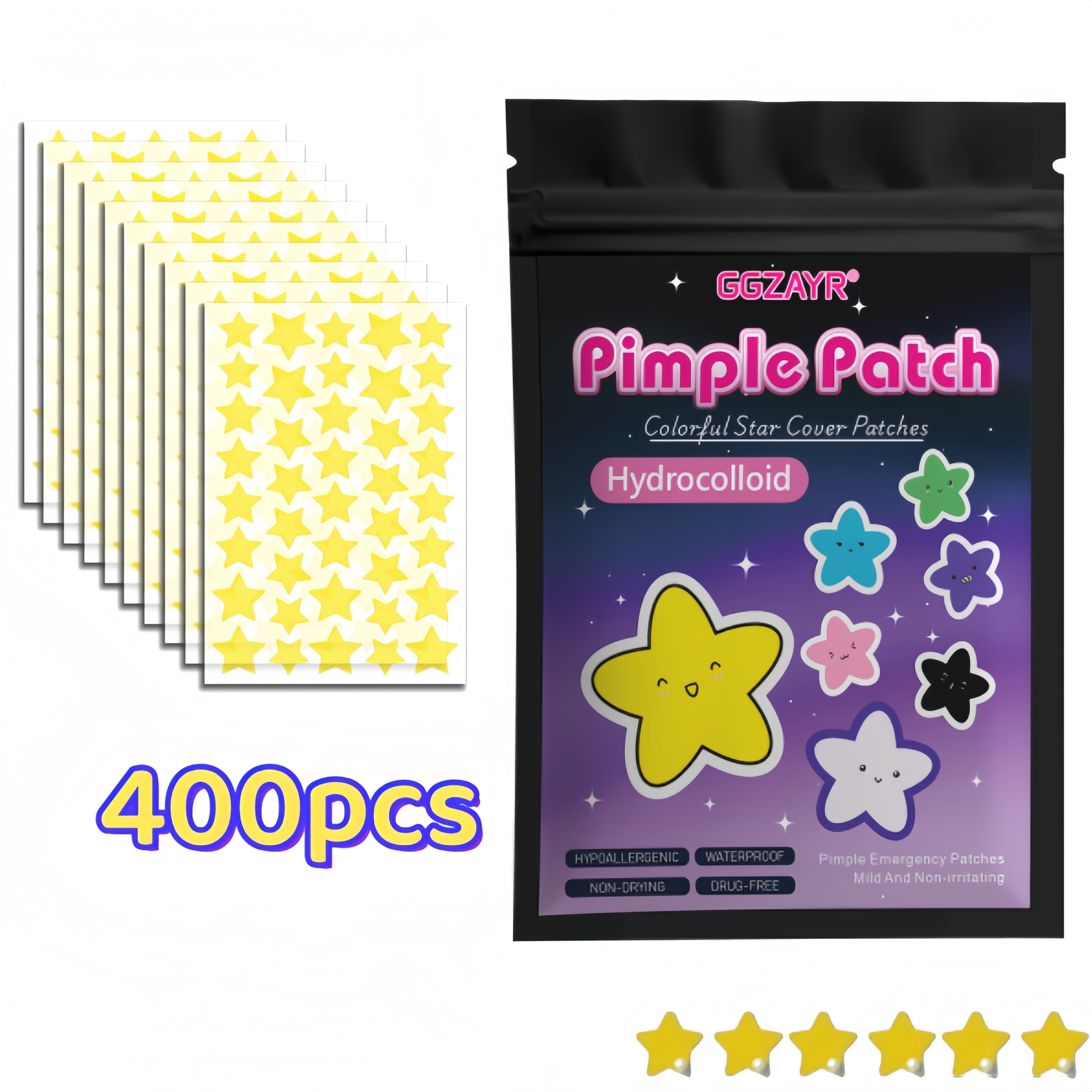 400/800pcs Hydrocolloid Acne P – Hydrocolloid Acne Patch recenzja i cena