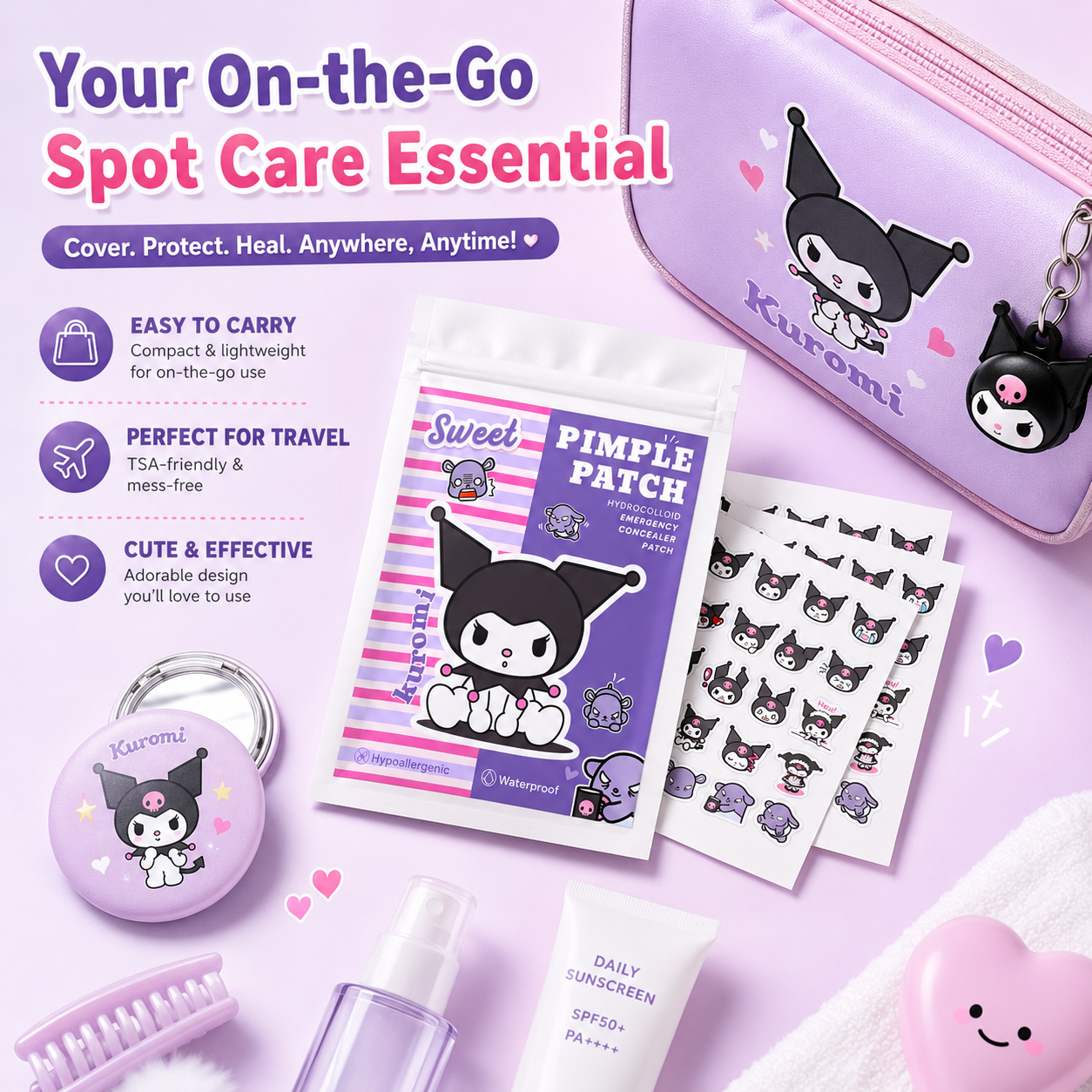 Hello Kitty Cute Pimple Patche – Hydrocolloid Acne Patch recenzja i cena