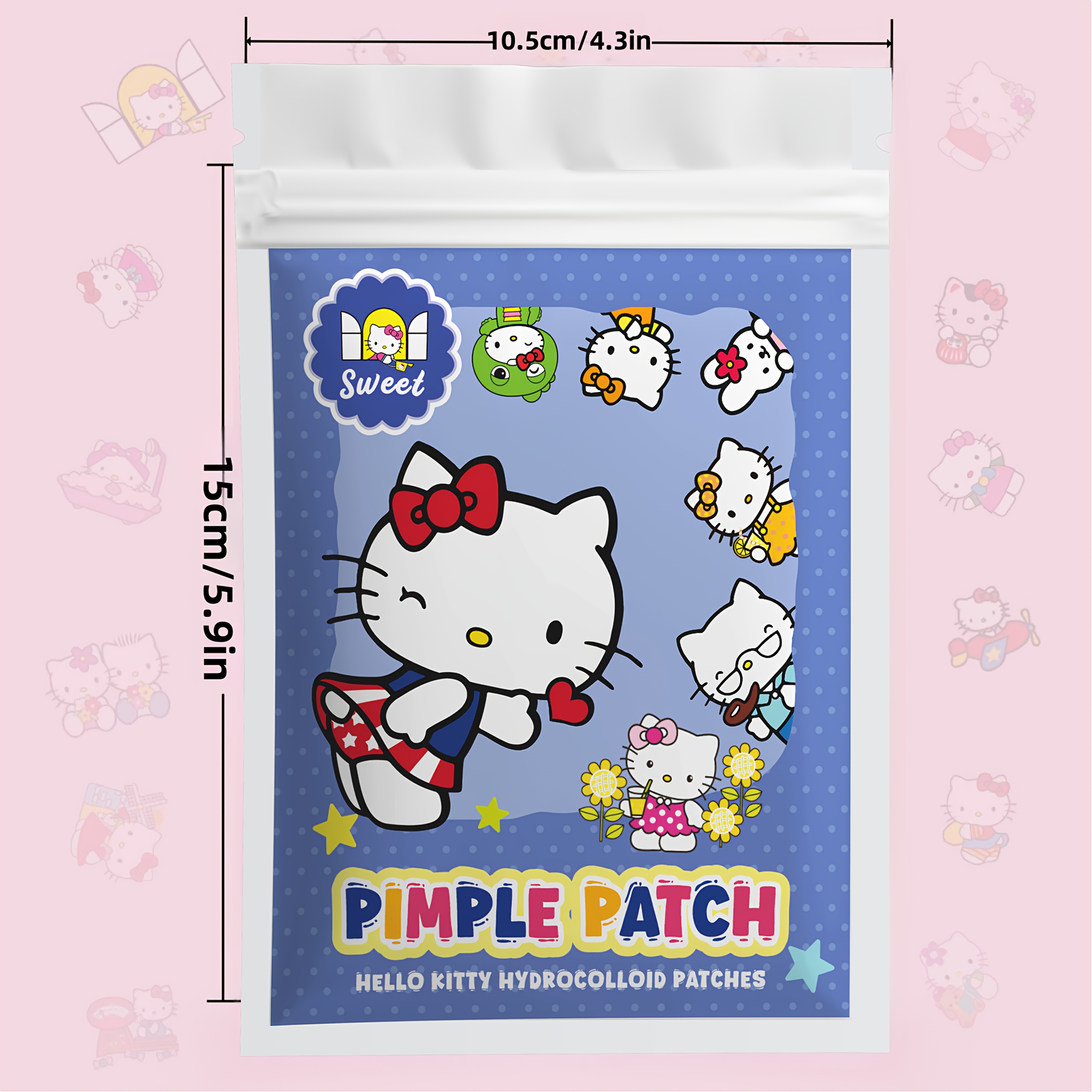 20/60PCS Sanrio Hello kitty Ca – Hydrocolloid Acne Patch recenzja i cena