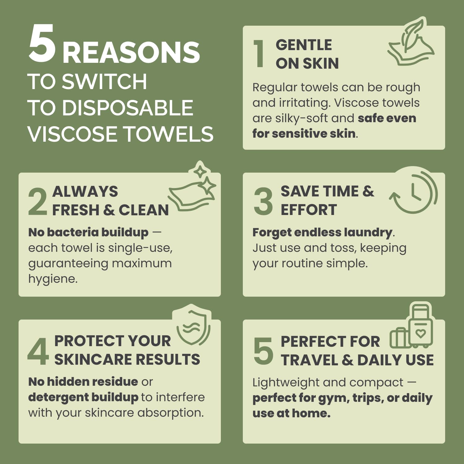 Disposable Face Towels XL 10x1 – Xl Skincare recenzja i cena