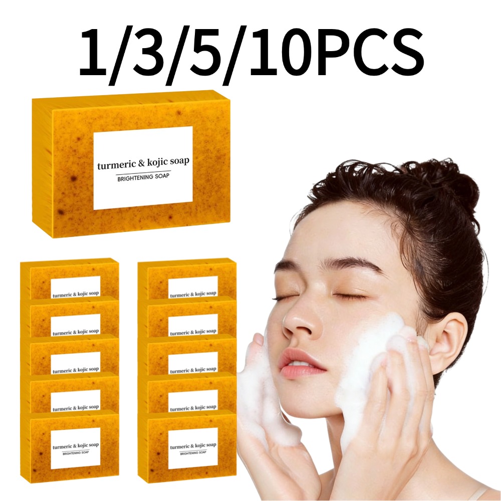1/3/5/10PCS Turmeric Hand Made – Kojic Acid Soap recenzja i cena