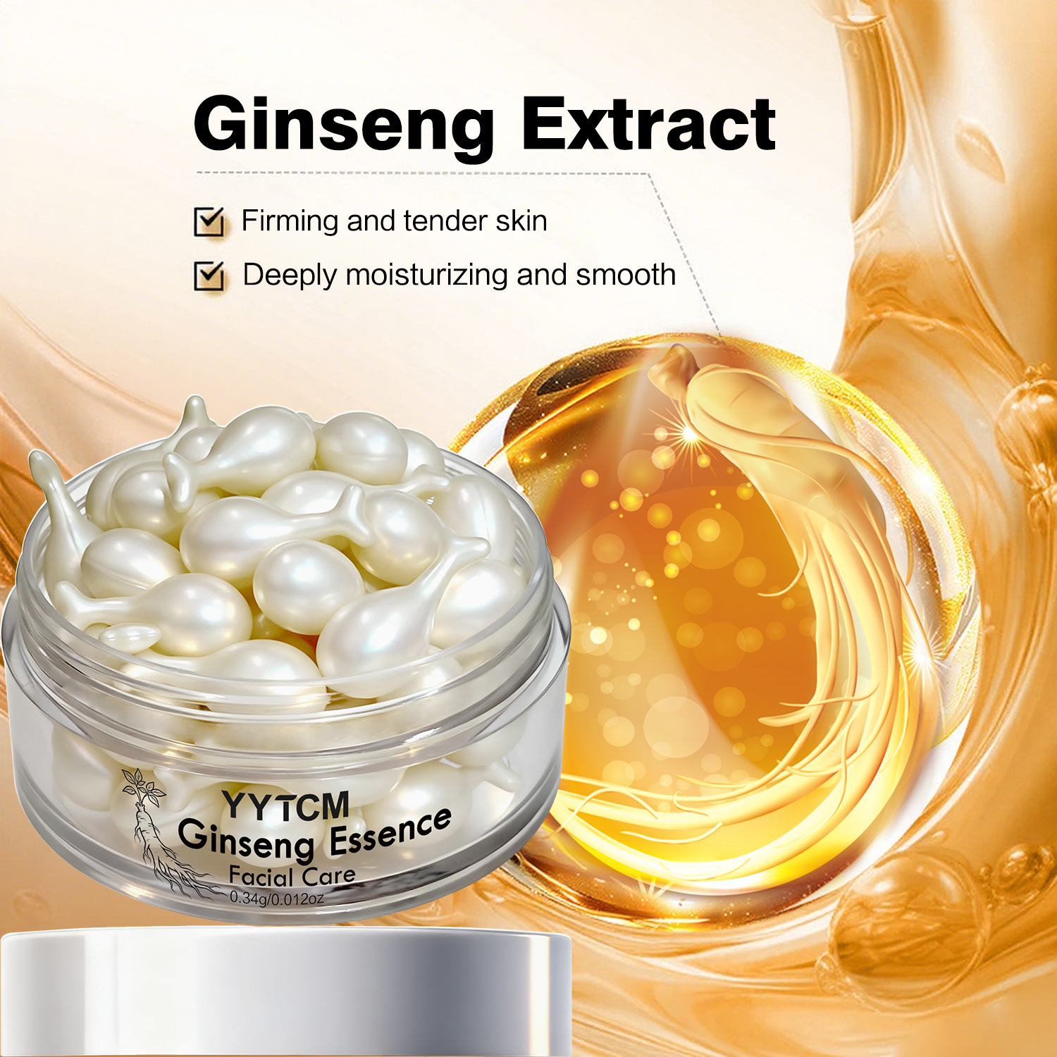 Ginseng Essence Capsules, Mois – Niacinamide Brightening Serum recenzja i cena