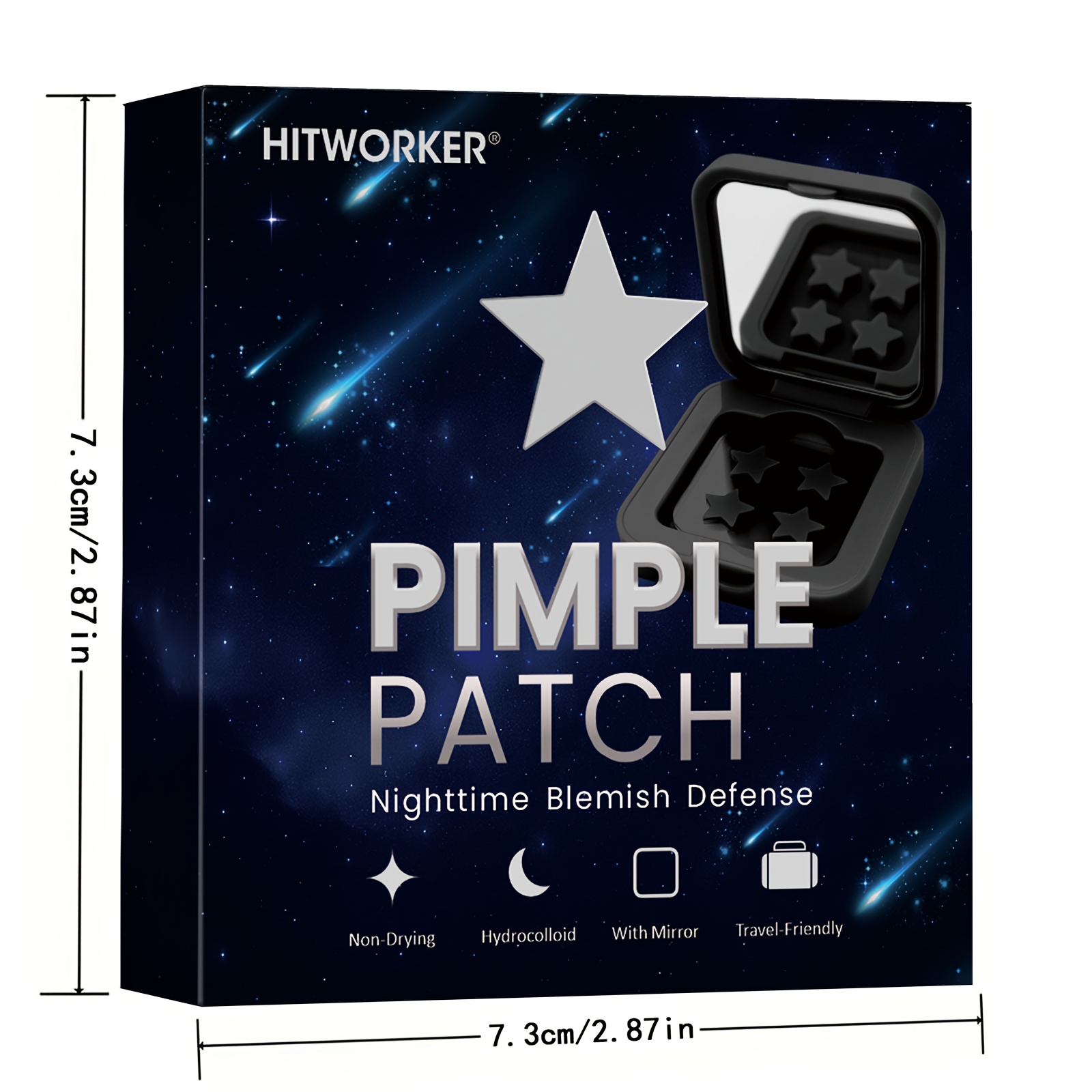 60-Piece Mirror-Boxed Star-Sha – Hydrocolloid Acne Patch recenzja i cena