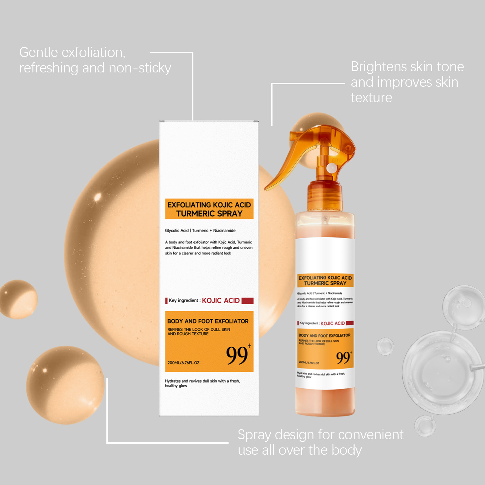 Kojic Acid Turmeric Care Spray – Skincare Niacinamide recenzja i cena