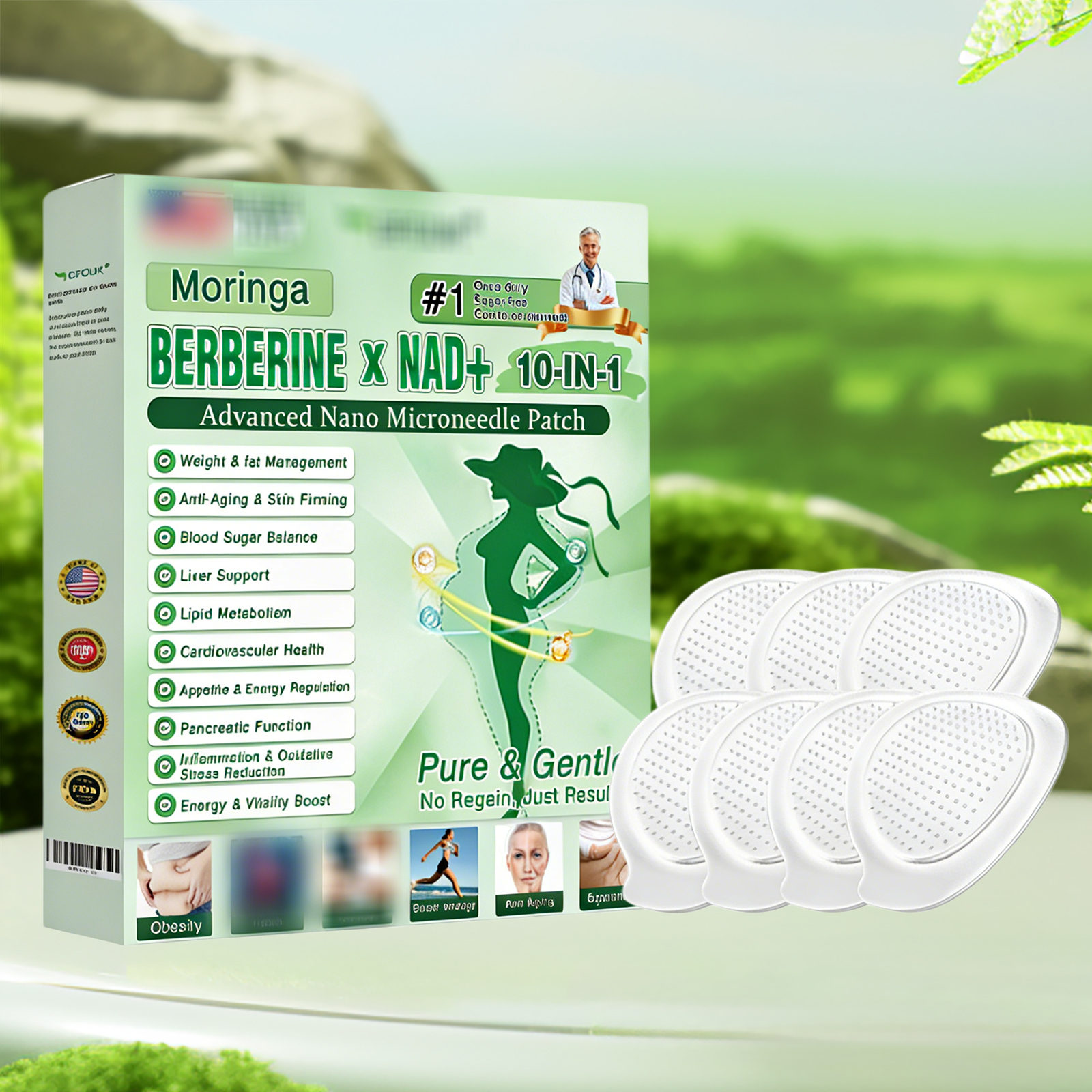 Nano Microdarts Patch Gentle F – Skincare Herbal recenzja i cena
