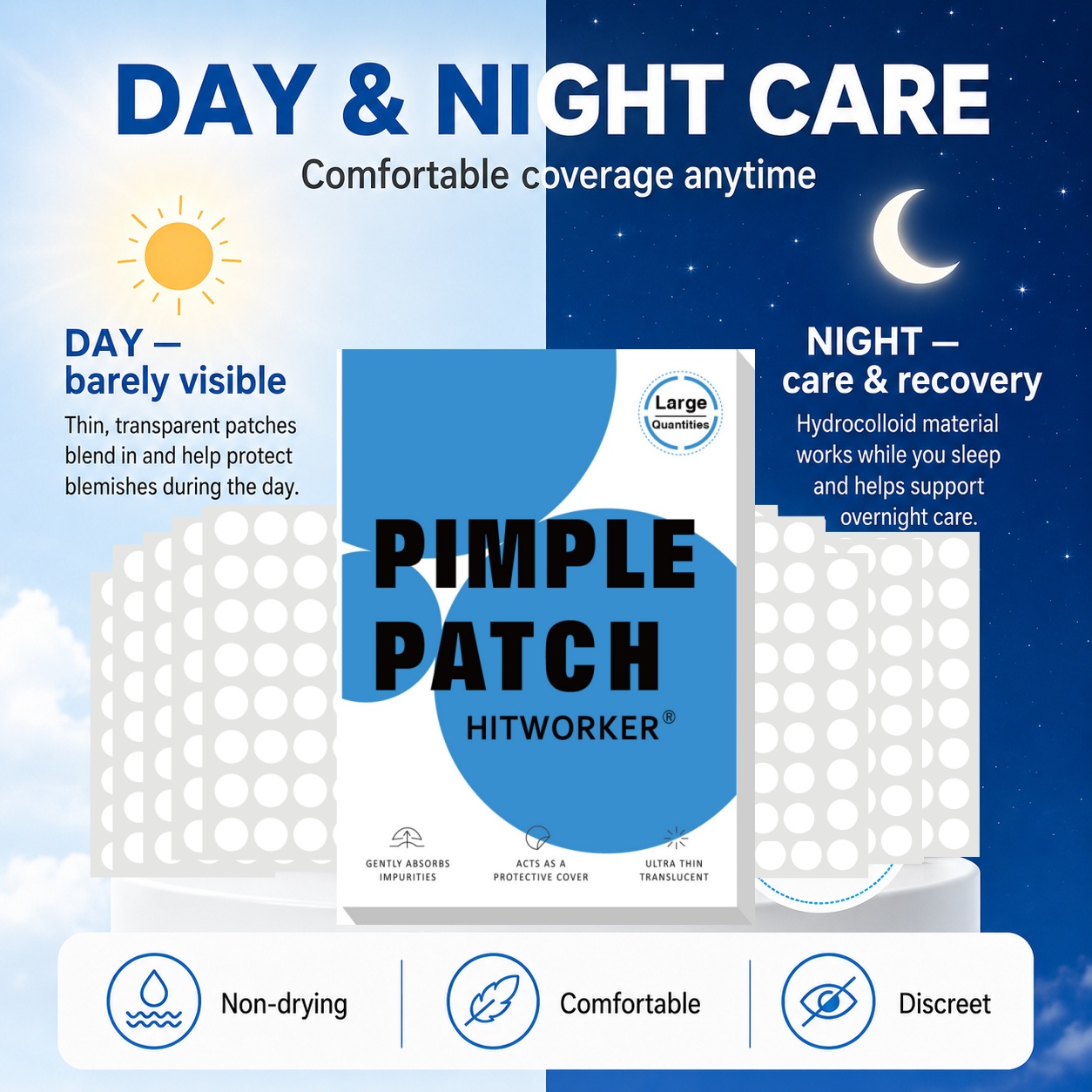 800Pcs Hydrocolloid Acne Pimpl – Hydrocolloid Acne Patch recenzja i cena