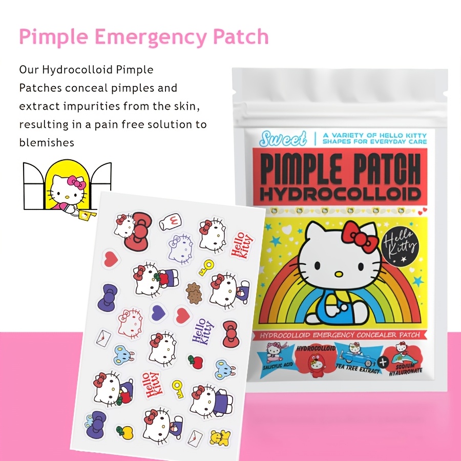 120PCS Hello kitty Cartoon hyd – Hydrocolloid Acne Patch recenzja i cena