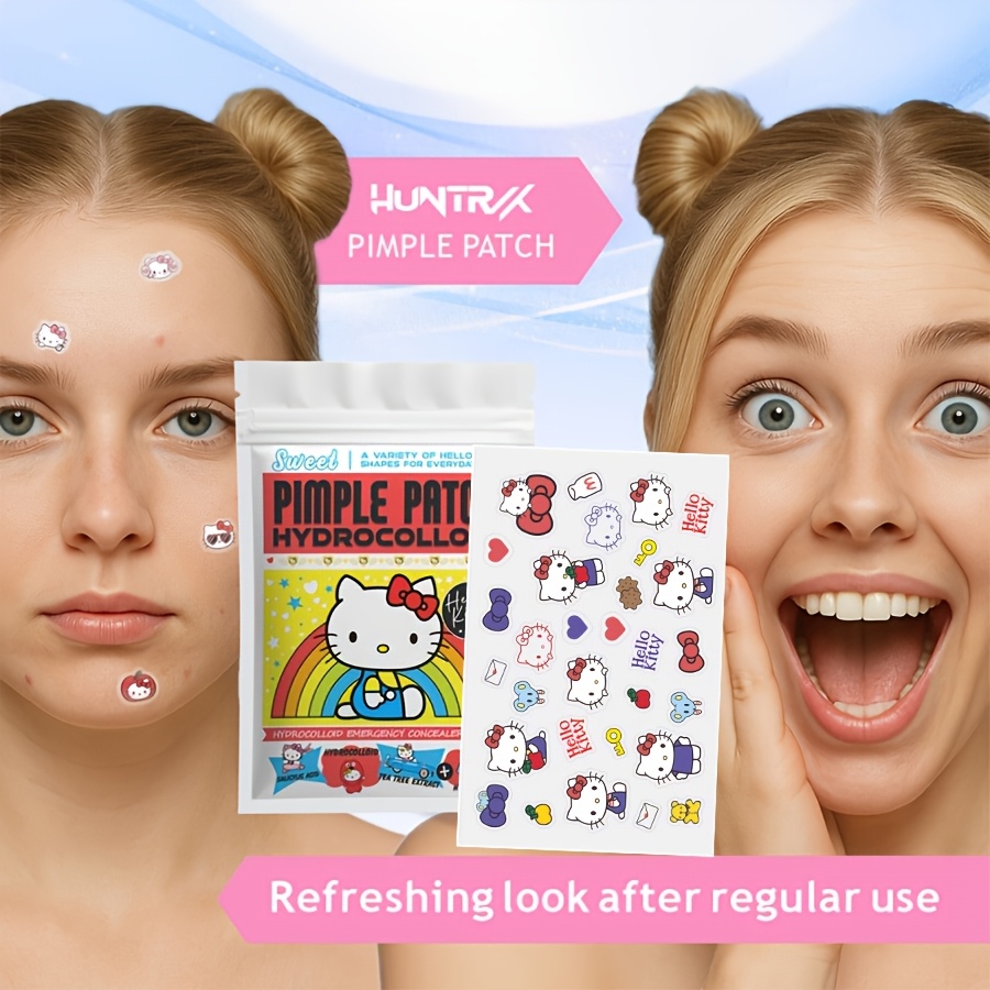 120PCS Hello kitty Cartoon hyd – Hydrocolloid Acne Patch recenzja i cena