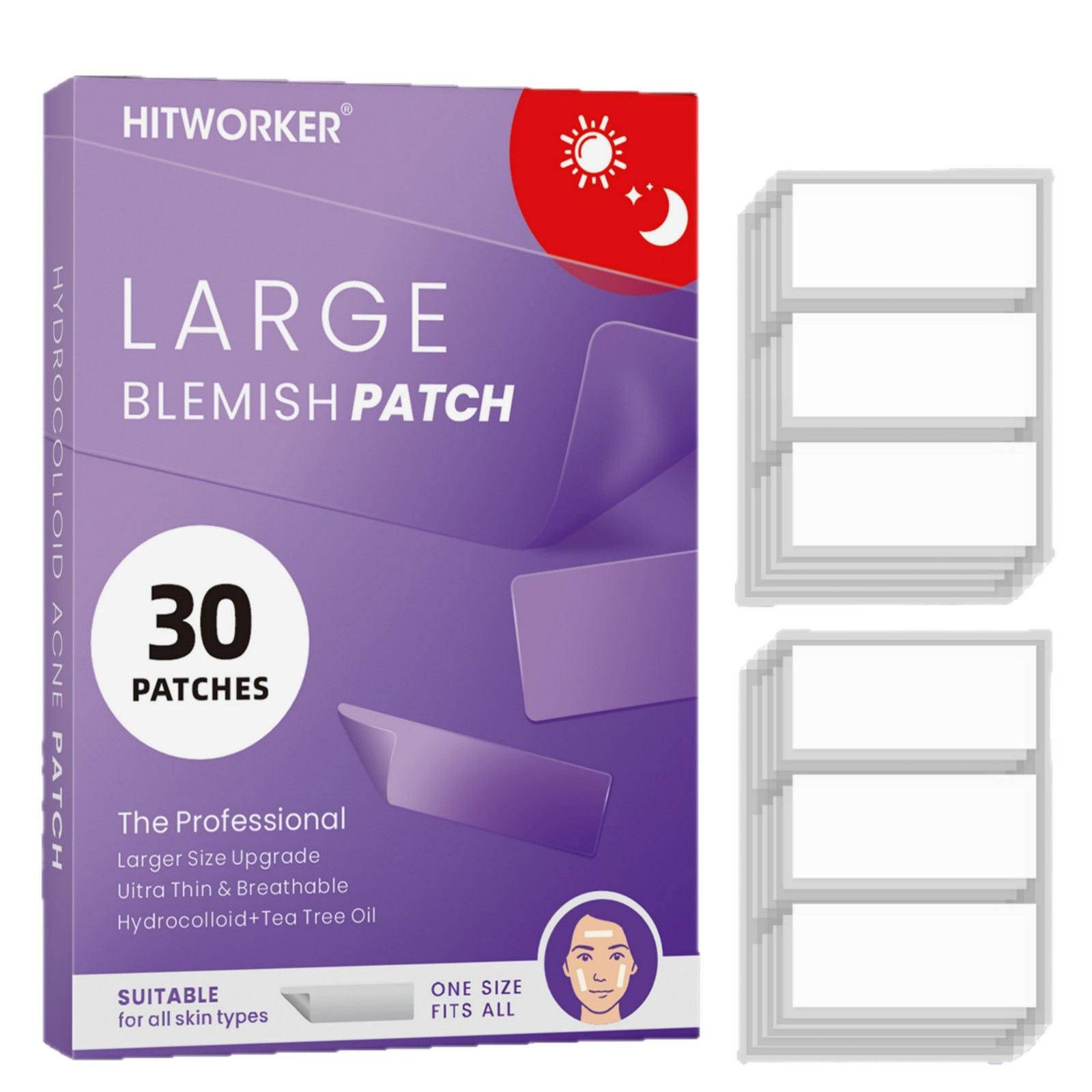 30pcs XL Long Square Acne Patc – Xl Skincare recenzja i cena