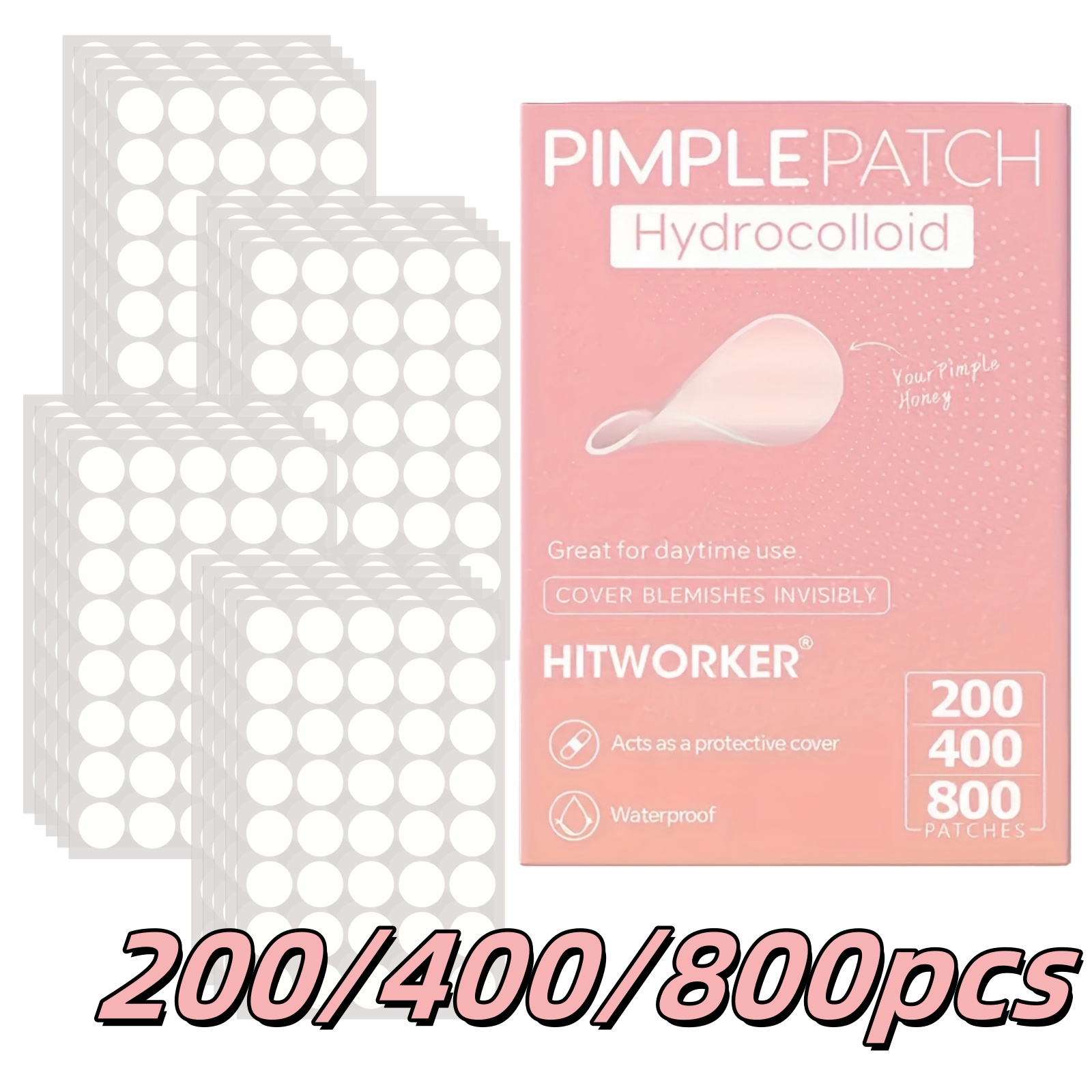 200/400/800 Pieces HITWORKER H – Hydrocolloid Acne Patch recenzja i cena