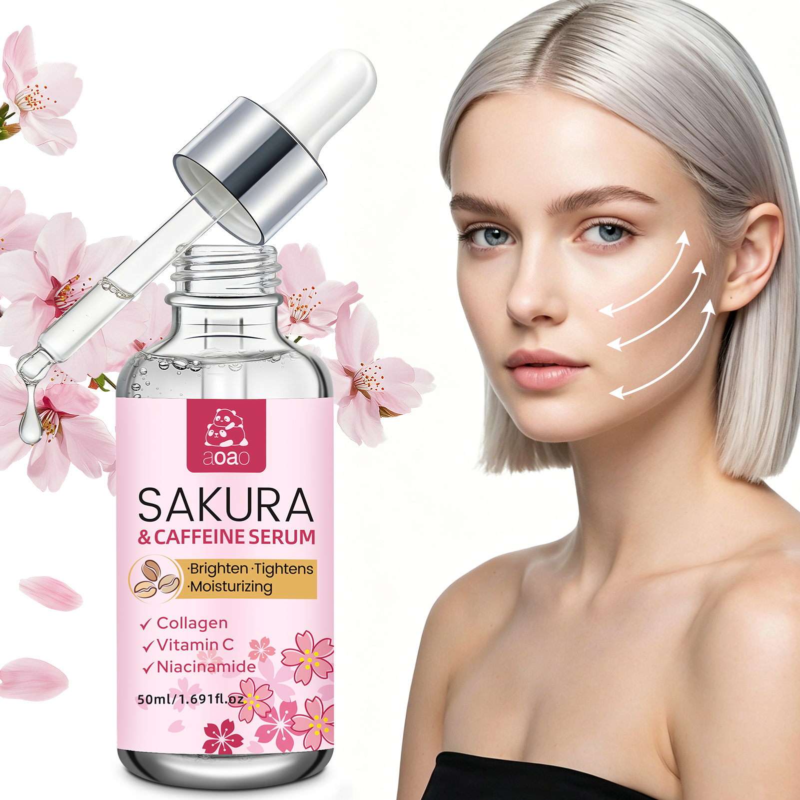 Sakura Essence contains Niacin – Niacinamide Brightening Serum recenzja i cena